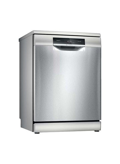 Buy Series 8 Free Standing Dishwasher, 13 Place Settings, 8 Programs, Zeolith Drying System, Home Connect, Made in Germany SMS8ZDI48M Stainless steel in UAE