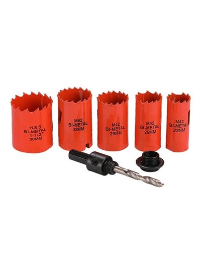 Buy Hole Saw Drill Bit Set Multicolour in Saudi Arabia