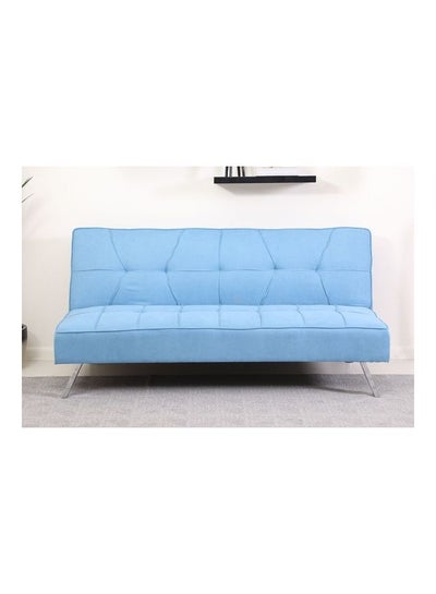 Buy Adaline 2 Seater Sofa With Bed Blue 180x88x80cm in Saudi Arabia