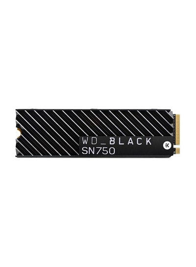 اشتري محرك أقراص SSD من ويسترن ديجيتال-بلاك موديل SN750 NVMe مع مشتت حراري - منفذ الملحقات الإضافية السريع من الجيل الثالث، M.2 2280، 3D NAND أسود في السعودية