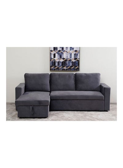 Buy Danietta Sofa Bed Grey 228x150x73cm in UAE