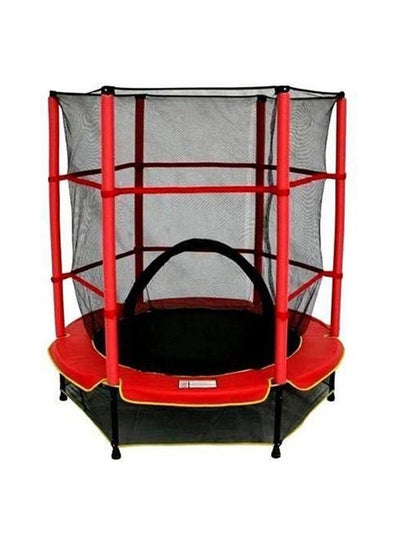 اشتري Heavy-Duty Indoor And Outdoor Jumping Trampoline With Safety Net For Safe Play Time 4feet في السعودية