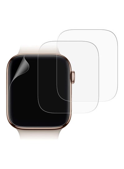 Buy 3-Piece Screen Protector for Apple Watch Series 7 45mm Clear in UAE