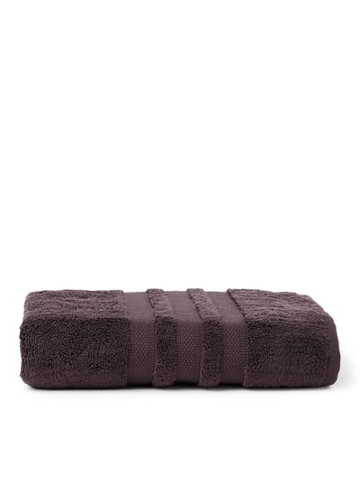 Buy Zero Twist Quick Dry Bath Towel Dark Brown 70x140cm in UAE