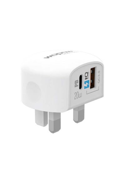 Buy Wall Charger 20W White in Saudi Arabia