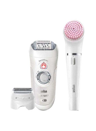 اشتري Silk-Epil Beauty Set 7875 Wet & Dry Epilator White في مصر