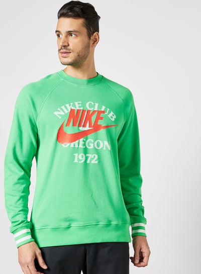 Buy NSW Tred Terry Sweatshirt Green in Saudi Arabia