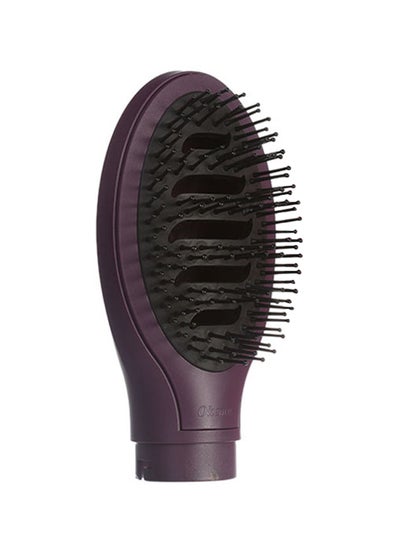 Buy Hair Dryer Brush OK-718 Wine/Grey in Saudi Arabia