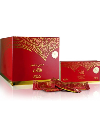 Buy Mini Bakhoor Fattan 36 Grams Red in UAE