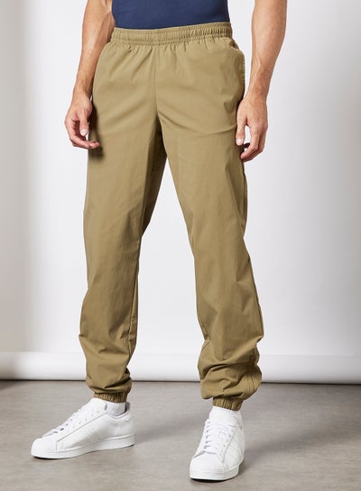 Buy Elastic Waist Pants Brown in UAE