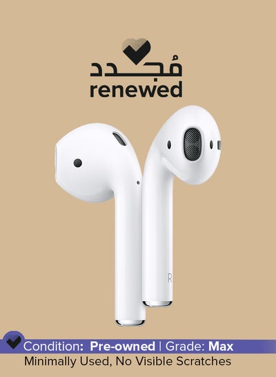 Apple AirPods 2 with Charging Case - White (Renewed)