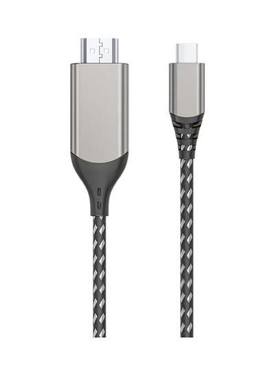 اشتري Type-C To HDMI Data Sync And Charging Cable Gray في مصر