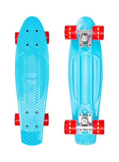 اشتري LED Light Up Skateboard for Kids Ages 6-12, Teens and Adults with Strong Aluminum Trucks and Lighted PU Wheels; Mini Cruiser Kid Skateboard for Girls and Boys Beginner 22بوصة في الامارات