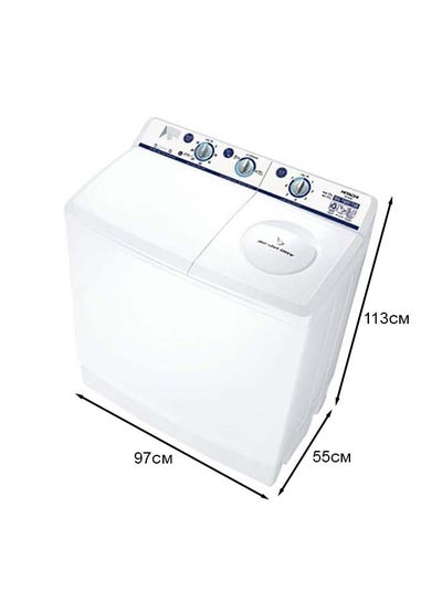 اشتري Top Load Semi Automatic Washing Machine 14Kg PS1405SJ3CGXWH White/Blue في الامارات