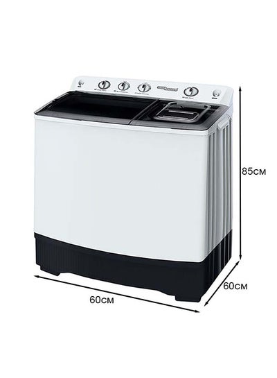 Buy Semi Automatic Washing Machine SGW 150N White/Black in UAE