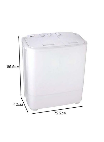 Buy Toploading Washing Machine AFW66100 White in UAE
