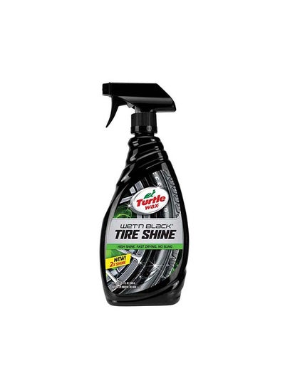 Buy Turtle Wax T-217RA, 680ml, Wet'n Black Tire Shine, High Shine, 23oz. in UAE