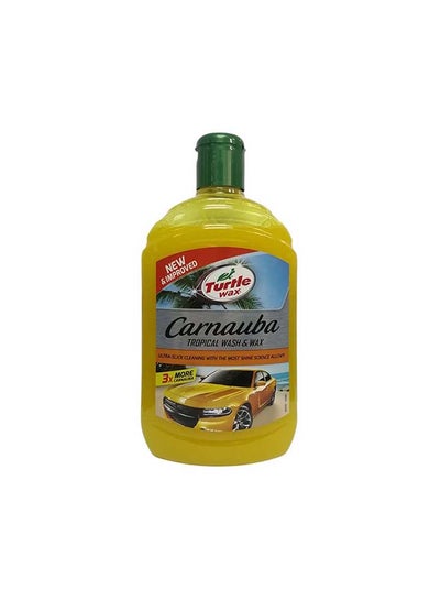 Turtle Wax Zip Wax Car Wash & Wax Shampoo Carnauba Enriched Gloss Shine  500ml