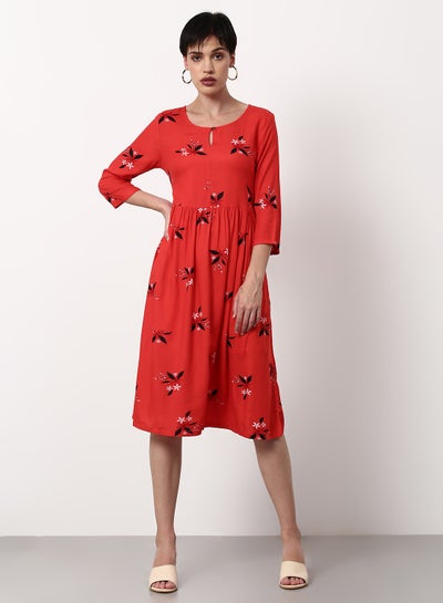 Buy Regular Fit Casual Dress Multicolour in UAE