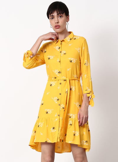 Buy Regular Fit Casual Dress Multicolour in UAE