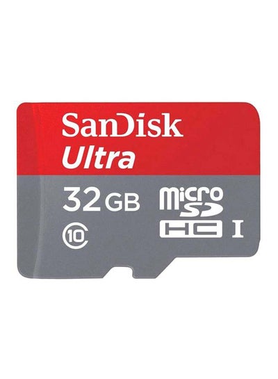 اشتري بطاقة ذاكرة ألترا UHS-I MicroSDHC مع محول 32جي بي رمادي / أحمر / أسود في الامارات