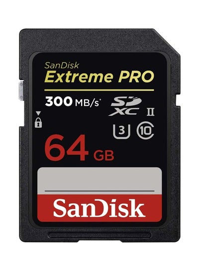 Buy Extreme Pro SD 300 Mb/s,C10,UHS-II,U3 64.0 GB in UAE