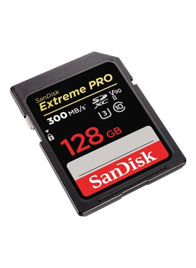 Buy Extreme PRO Upto 300MB/s UHS-II Class 10 U3 SDXC Memory Card 128.0 GB in UAE