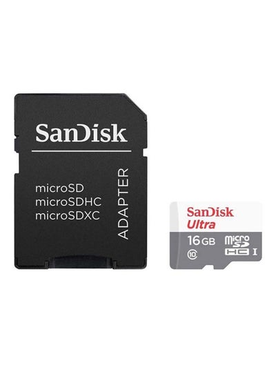 Buy Class 10 Ultra Android MicroSDHC Memory Card And SD Adapter 16.0 GB in UAE