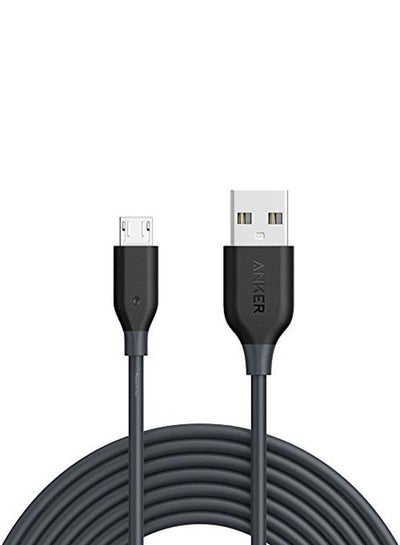 Buy PowerLine Micro USB Cable Black in UAE