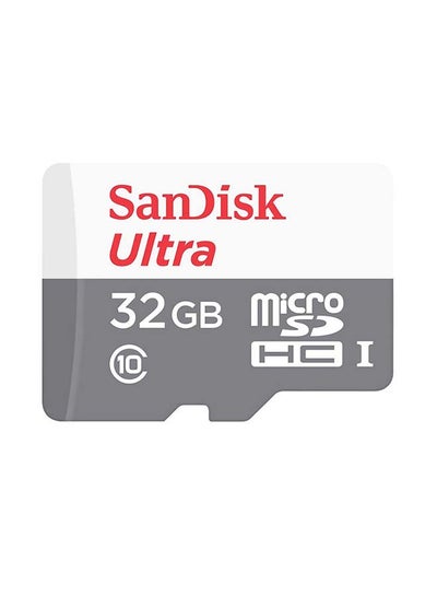 اشتري بطاقة الذاكرة Ultra MicroSD UHS-I/C10 32جي بي أبيض/رمادي في السعودية