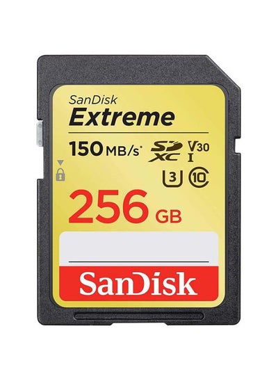 Buy Extreme SDXC Memory Card up to 150MB/s, UHS-I, Class 10/ 256 GB in UAE