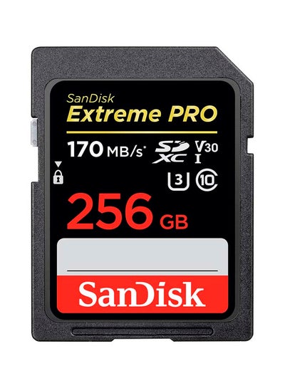 Buy Extreme PRO SDXC Memory Card up to 170MB/s, UHS-I 265gb, Class 10, U3, V30 256 GB in UAE
