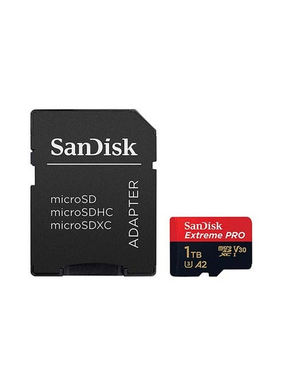اشتري بطاقة MicroSDXC إكستريم مزوّدة بمحول SD 1تيرابايت متعدد الألوان في الامارات