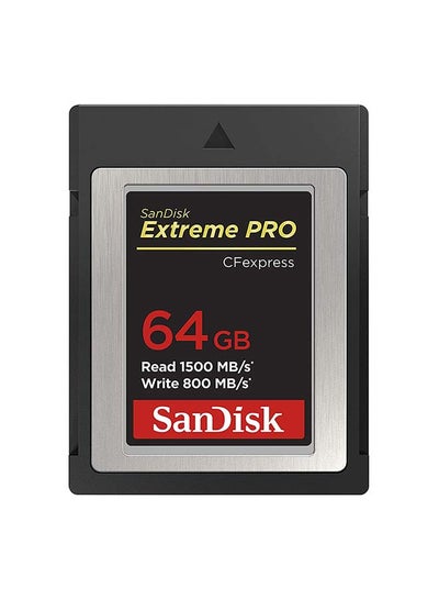 Buy Extreme PRO CFexpress Card Type B,, 1500MB/s Read, 800MB/s Write 64.0 GB in UAE
