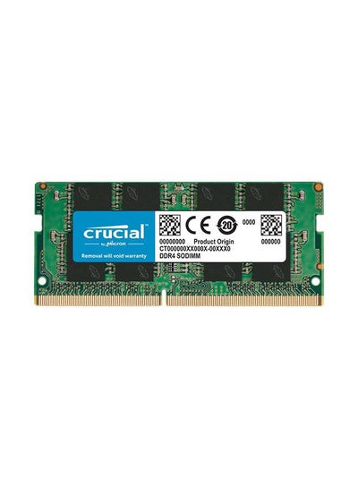 Buy RAM 8GB DDR4 3200MHz CL22 (or 2933MHz or 2666MHz) Laptop Memory CT8G4SFRA32A Green in Egypt