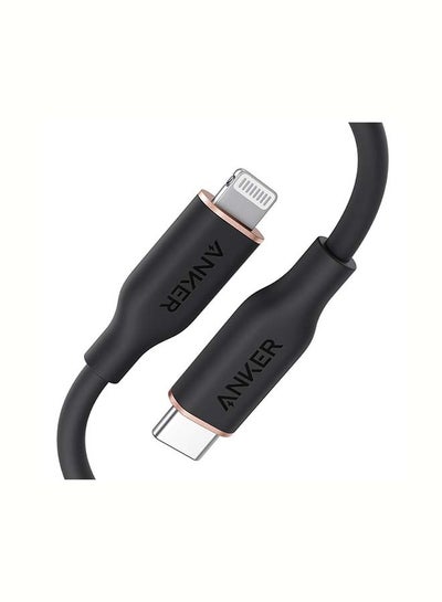 اشتري كابل USB-C باور لاين III فلو بموصل Lightning، طول 6 أقدام أسود في مصر