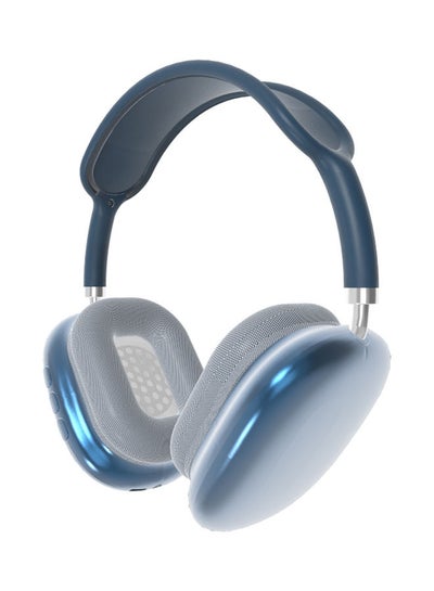 Buy Headphone Wireless P9 , With Cable Aux , Micro usb Blue in Egypt