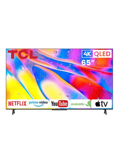 Buy 65 Inch Q-LED Android Smart UHD TV With Intregated Onkyo Speakers 65C726 Black in UAE