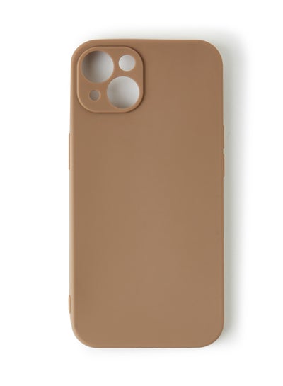 Buy iPhone 13 Mini Light Protective Matte TPU Case  cover Light Coffee in UAE