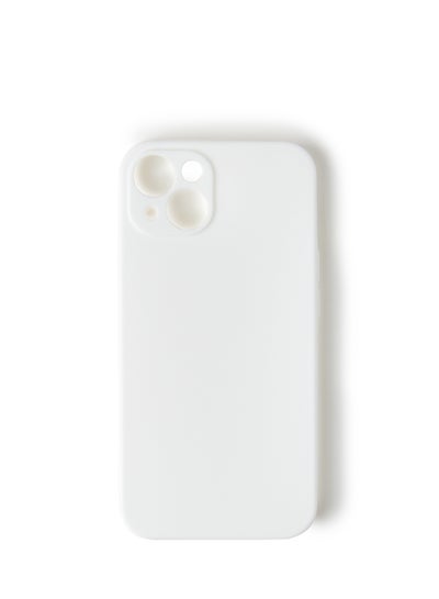 Buy iPhone 13 Mini Protective Matte TPU Case  cover White in UAE