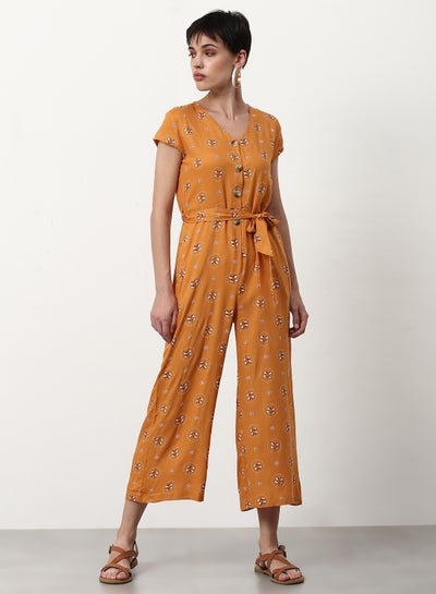 Buy Printed Regular Fit Jumpsuit Multicolour in Saudi Arabia