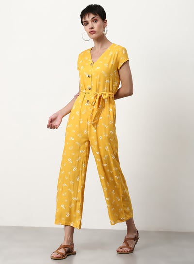 Buy Printed Regular Fit Jumpsuit Multicolour in Saudi Arabia