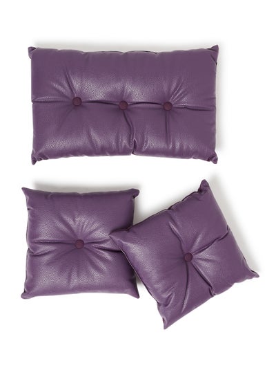 Buy Decorative Cushion , Size Plum - 100% Polyester Bedroom Or Living Room Decoration Polyester Plum Standard Size in Saudi Arabia