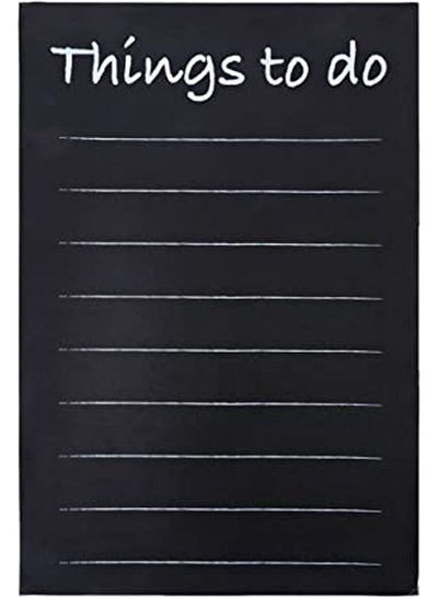 اشتري Xpert Decor Chalk Board Things To Do Sticker Black 60x90cm في مصر