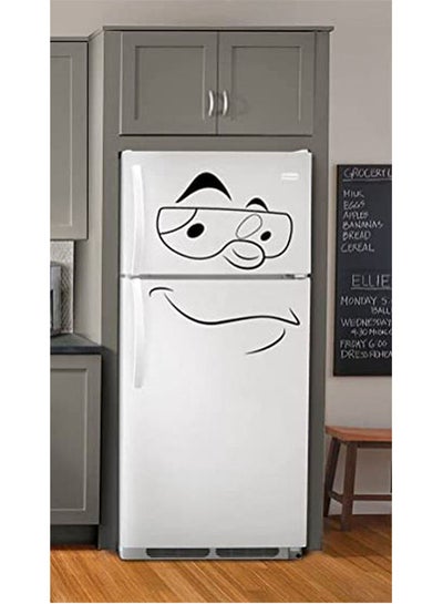 اشتري Fun Refrigerator Sticker Â€Œ2 Piecesâ€ Black 60X60cm في مصر