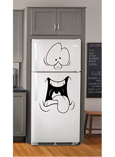 اشتري Fun Refrigerator Sticker Â€Œ2 Pcsâ€ Black 37X80cm في مصر