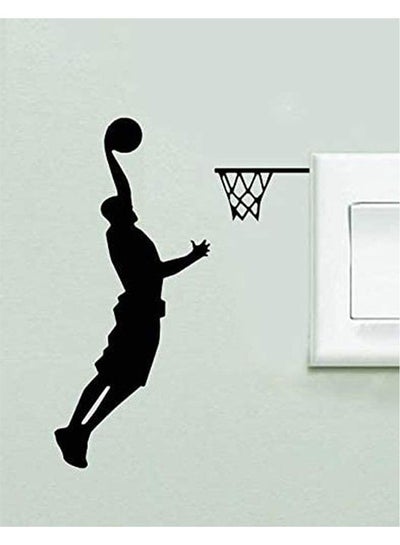 Buy Basket Ball Switch Sticker  S BLack 10x10cm in Egypt