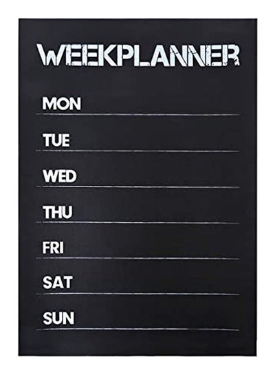 Buy Xpert Decor Chalk Board Week Planner Sticker Multicolour 45x31cm in Egypt