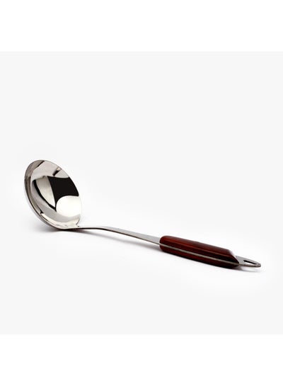 Buy Steel Soup Spoon Silver/Brown in UAE