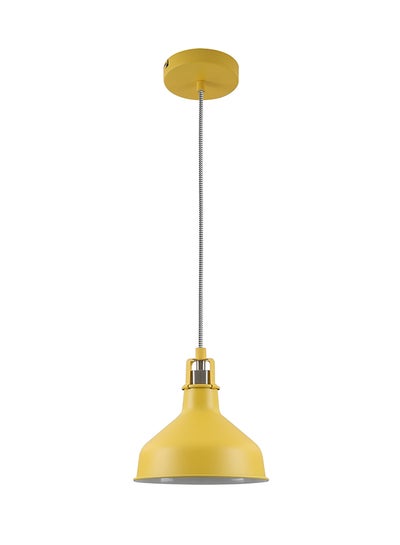 اشتري مصباح متدلٍ بتصميم أنيق مصنوع من مواد بجودة مميزة وفاخرة لمنزل أنيق ومثالي مقاس 19 × 19 × 168.5 سم، لون أصفر ساند أصفر ساند/ نيكل لامع في الامارات